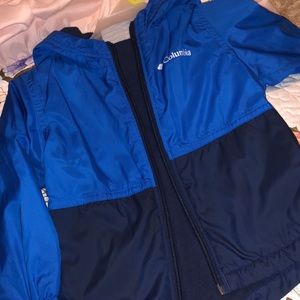 Blue and navy Columbia jacket